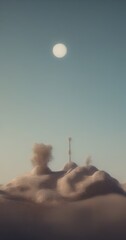 Aufkleber - The Moon and the Sky