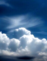 Poster - A cloudy sky with dark, ominous clouds looms over the horizon, creating a sense of foreboding and anticipation