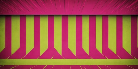 Poster - a vibrant abstract background with vertical stripes in pink and yellow, creating a dynamic and energetic visual effect