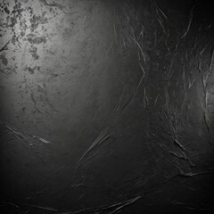 Poster - a textured black background with a rough, cracked surface in black and white, giving it a vintage or ic feel