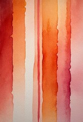 Poster - vertical stripes of varying hues of red, orange, and pink, creating a vibrant and dynamic visual effect.
