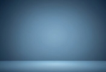 Poster - A gradient background transitioning from a darker shade of blue at the top to a lighter shade at the bottom, with a small red dot in the bottom right corner