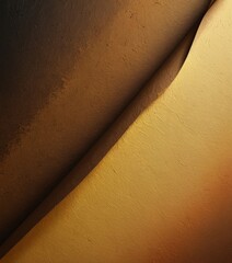 Poster - a close-up view textured surface with a gradient of warm colors, including shades of brown, orange, and yellow