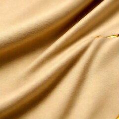 Aufkleber - a close-up view beige fabric with a subtle gold pattern, creating a soft, flowing texture
