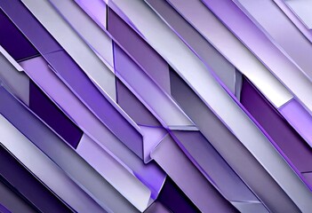 Poster - a diagonal pattern of intersecting purple and white lines, creating a visually striking abstract design