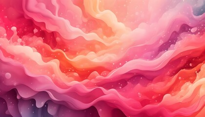 Wall Mural - Whimsical Dreamscape of Colorful Cotton Candy Pastel Textures