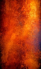 Poster - a textured, abstract background with a warm, fiery orange and red color palette The colors are predominantly orange and red, with some areas of black and white, creating