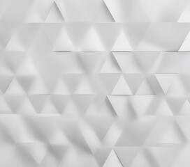 Poster - a repeating pattern of white triangles arranged in a grid-like fashion, creating a visually striking and abstract background