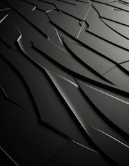 Poster - a close-up view dark, textured surface with a repeating pattern of intersecting lines and curves, creating a sense of depth and movement