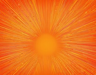Aufkleber - a vibrant, abstract sunburst design with radiating orange and yellow lines, creating a sense of energy and warmth
