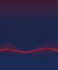 Aufkleber - a gradient background transitioning from deep blue at the top to a lighter shade at the bottom, with a red wave-like pattern in the middle