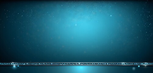 Leinwandbilder - a serene, starry night sky with a gradient of blue hues, transitioning from a darker shade at the top to a lighter one at the bottom A metallic,