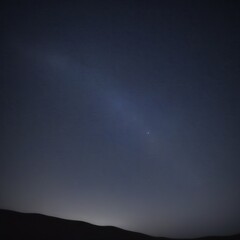 Aufkleber - The night sky is filled with a multitude of stars, their twinkling lights creating a captivating spectacle against the dark backdrop The stars are scattered across the sky,