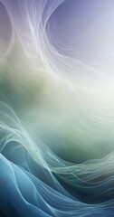 Fototapete - a vibrant abstract composition of swirling, multicolored lines and shapes, evoking a sense of movement and fluidity The predominant colors are blue, green, and purple, creating