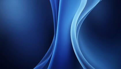 Aufkleber - a gradient of blue hues, transitioning from a deep navy at the top to a lighter shade at the bottom The gradient curves gracefully, creating a sense of movement and fluidity