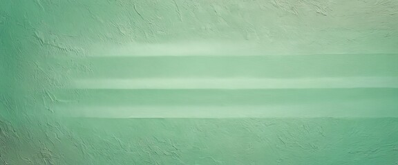 Leinwandbilder - a textured green wall with horizontal lines running across it, creating a sense of depth and movement