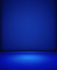 Aufkleber - A gradient background transitioning from a deep blue at the top to a lighter shade at the bottom, creating a sense of depth and space