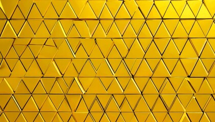 Aufkleber - a repeating pattern of yellow triangles arranged in a grid-like fashion, creating a visually striking and geometric design
