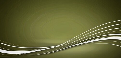 Aufkleber - a dark green background with a white wave-like pattern in the center, creating a sense of movement and fluidity
