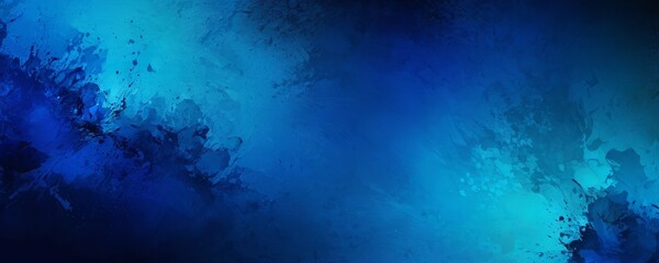 Fototapete - a gradient background with a blend of blue and black hues, creating a sense of depth and movement The text 