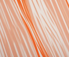 Poster - a diagonal pattern of orange and white stripes, creating a dynamic and abstract visual effect.
