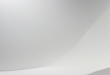 Aufkleber - a white wall with a curved, angled design, creating a sense of depth and perspective