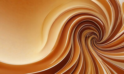 Fototapete - a swirling pattern of orange and brown hues, creating a mesmerizing and abstract visual effect.