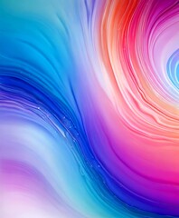 Leinwandbilder - a vibrant abstract pattern with swirling, multicolored lines and shapes, creating a dynamic and visually captivating composition.