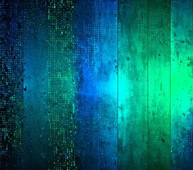 Aufkleber - a vibrant abstract background with a gradient of blue and green colors, creating a visually striking and dynamic composition