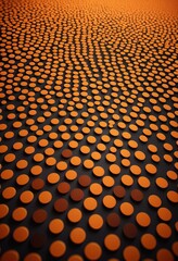Aufkleber - a close-up view textured surface composed of numerous small orange circles arranged in a grid-like pattern, creating a visually striking and abstract design
