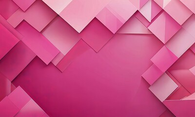 Aufkleber - a geometric pattern composed of overlapping pink and white triangles, creating a visually striking and abstract design