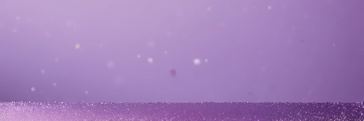 Leinwandbilder - A purple background with a glittery texture and scattered white dots, creating a sense of movement and depth
