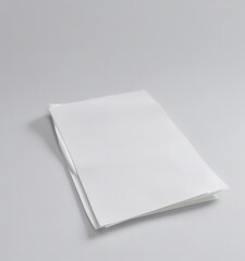 Aufkleber - A stack of white paper sheets is shown against a plain gray background