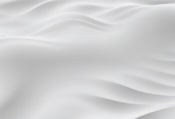 Poster - a white, wavy texture that appears to be a soft, flowing fabric or material The background is a solid, unbroken white color, creating a sense of depth and dimension The