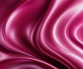 Aufkleber - a close-up view of a pink fabric with a smooth, flowing texture. The fabric appears to be made of satin or a similar material, with a shiny, reflective surface that catches