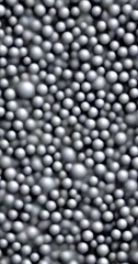 Poster - a close-up view textured surface composed of numerous small gray spheres, creating a visually interesting and abstract pattern