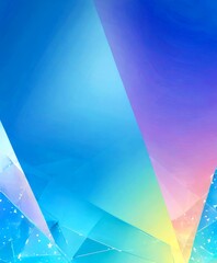 Leinwandbilder - a vibrant abstract composition with a gradient of blue, purple, and pink colors, creating a dynamic and visually striking effect