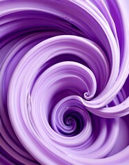 Aufkleber - a close-up view spiral pattern in a soft, pastel purple hue The spiral is composed of curved lines that gradually become more pronounced as they move towards the