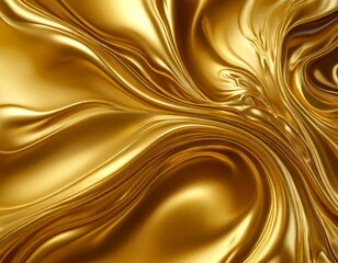 Poster - a dynamic and swirling pattern of golden hues, creating a sense of movement and fluidity The golden color is prominent throughout the , with some areas appearing