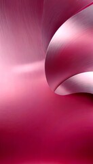 Aufkleber - a gradient background transitioning from a deep pink at the top to a lighter shade at the bottom, with a subtle metallic texture dominated by a curved line