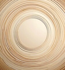Leinwandbilder - a circular pattern composed of concentric lines of varying thicknesses, creating a sense of depth and movement The central circle is slightly larger than the others, providing