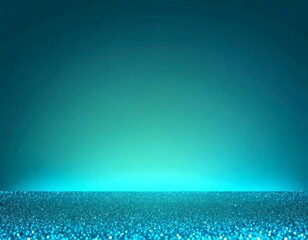 Fototapete - A gradient background transitioning from a deep blue at the top to a lighter shade at the bottom, with a glittering texture overlaying the bottom half