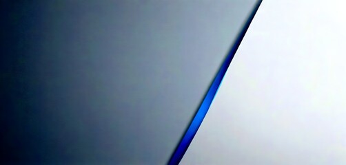 Aufkleber - a minimalist design with a gray background and a blue diagonal line running across it, creating a sense of depth and dimension