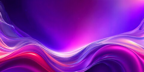 Aufkleber - a vibrant abstract composition of purple and pink hues, with a gradient effect transitioning from deep purple to lighter pink, creating a sense of movement and fluidity