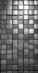 Aufkleber - a grid of square tiles in a dark gray color, arranged in a uniform pattern