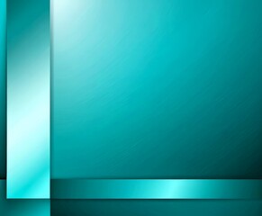 Aufkleber - a gradient background transitioning from a lighter shade of teal at the top left to a darker shade at the bottom right, with a horizontal line running across the bottom