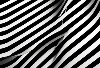 Poster - a striking black and white photograph featuring diagonal lines that create a sense of movement and rhythm The lines are arranged in a diagonal pattern, with