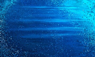 Aufkleber - a deep blue background with a subtle texture, featuring a scattering of small white dots or specks that appear to be glittering or sparkling The does