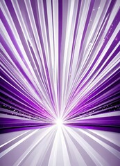 Leinwandbilder - a vibrant abstract background with purple and white stripes radiating outwards, creating a sense of depth and dimension The central focus is a bright white light shining