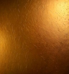 Poster - a close-up view textured surface with a golden hue, featuring a pattern of small lines and scratches